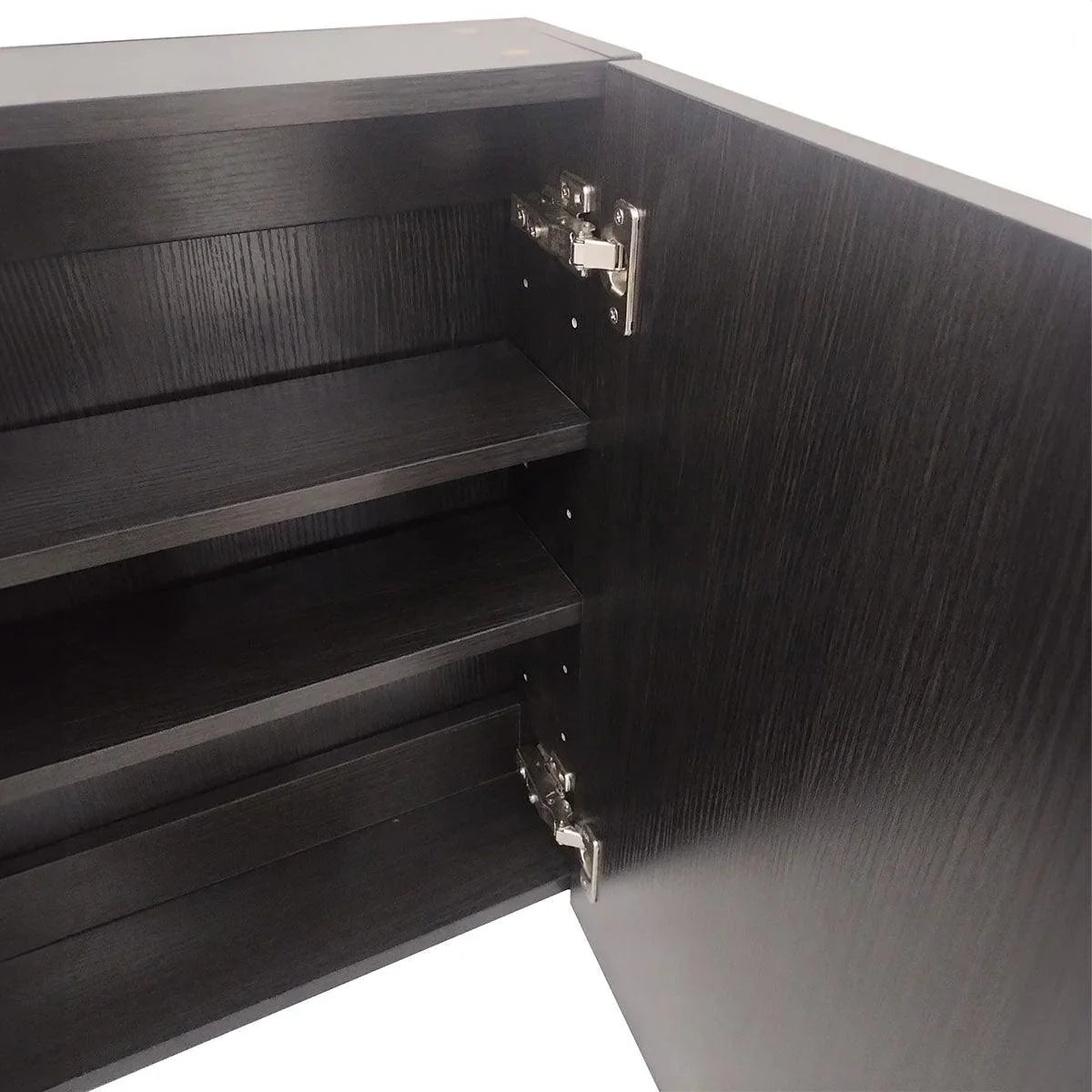 30" Medicine Cabinet - Dark Brown - Golden Elite Deco