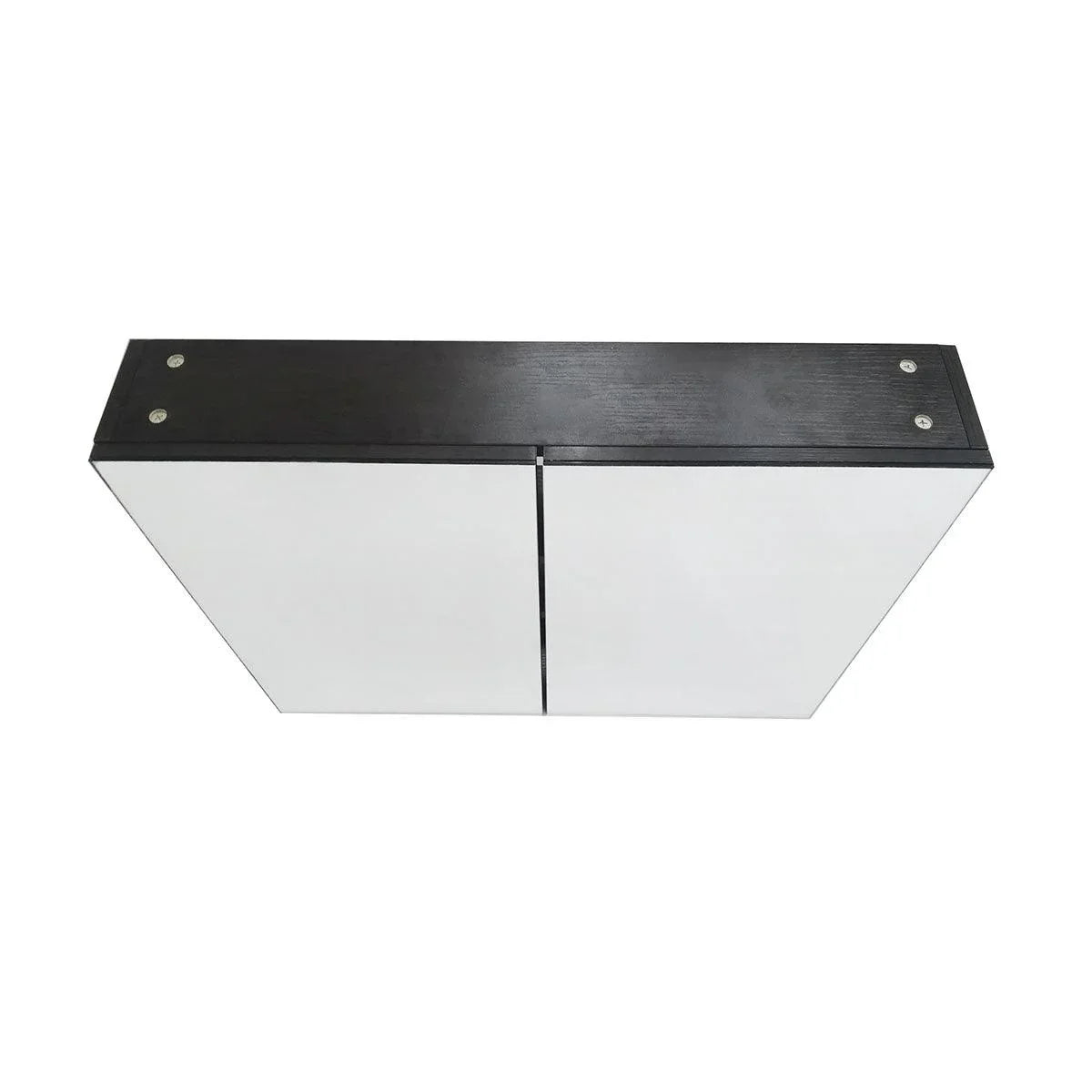 30" Medicine Cabinet - Dark Brown - Golden Elite Deco