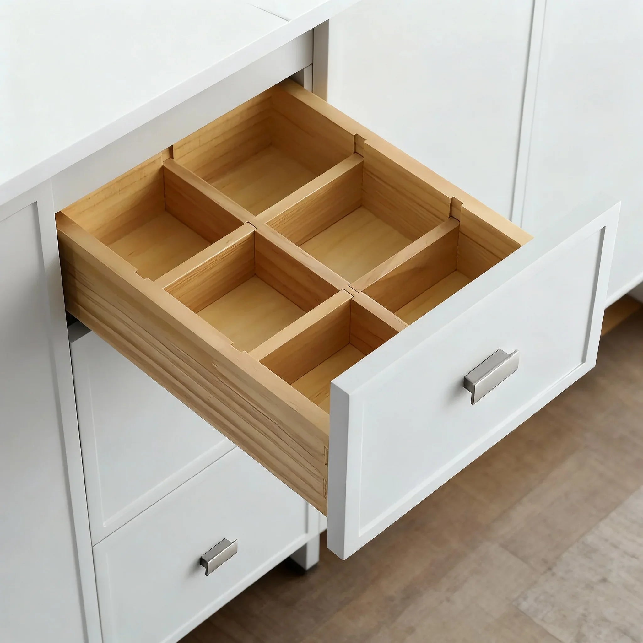 Meuble-Lavabo Autoportant 42po Gris Hampton avec Comptoir de Marbre Ingénierie Calcutta