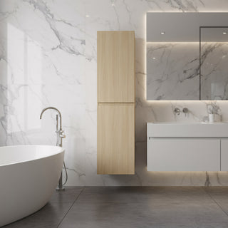 Armoire à linge suspendue murale de salle de bain - Blé