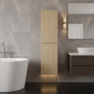 Armoire à linge suspendue murale de salle de bain - Blé