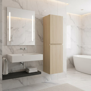 Armoire à linge suspendue murale de salle de bain - Blé