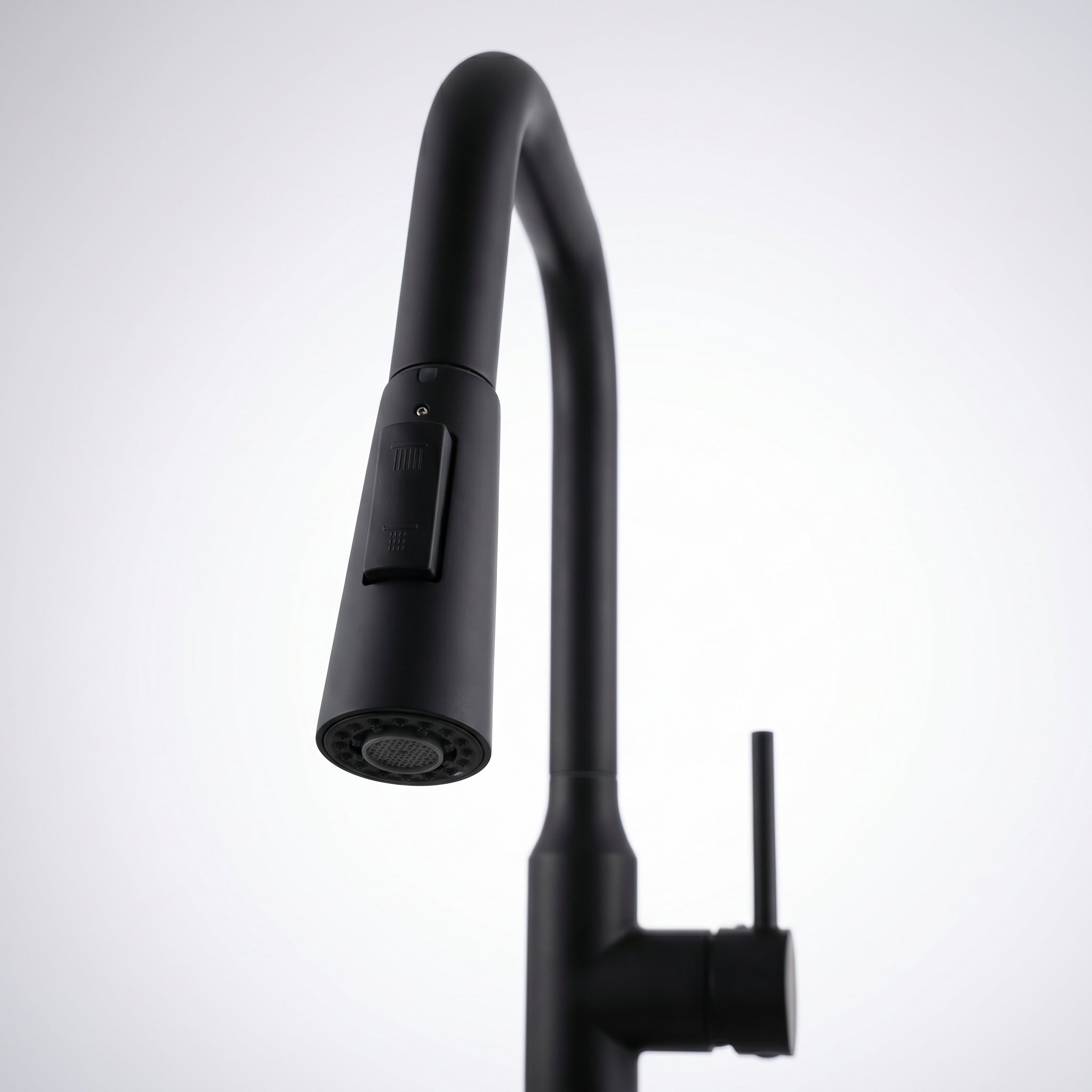 Two Function Pull Out Kitchen Faucet - Matte Black