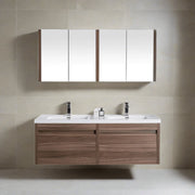 60" Medicine Cabinet - Walnut