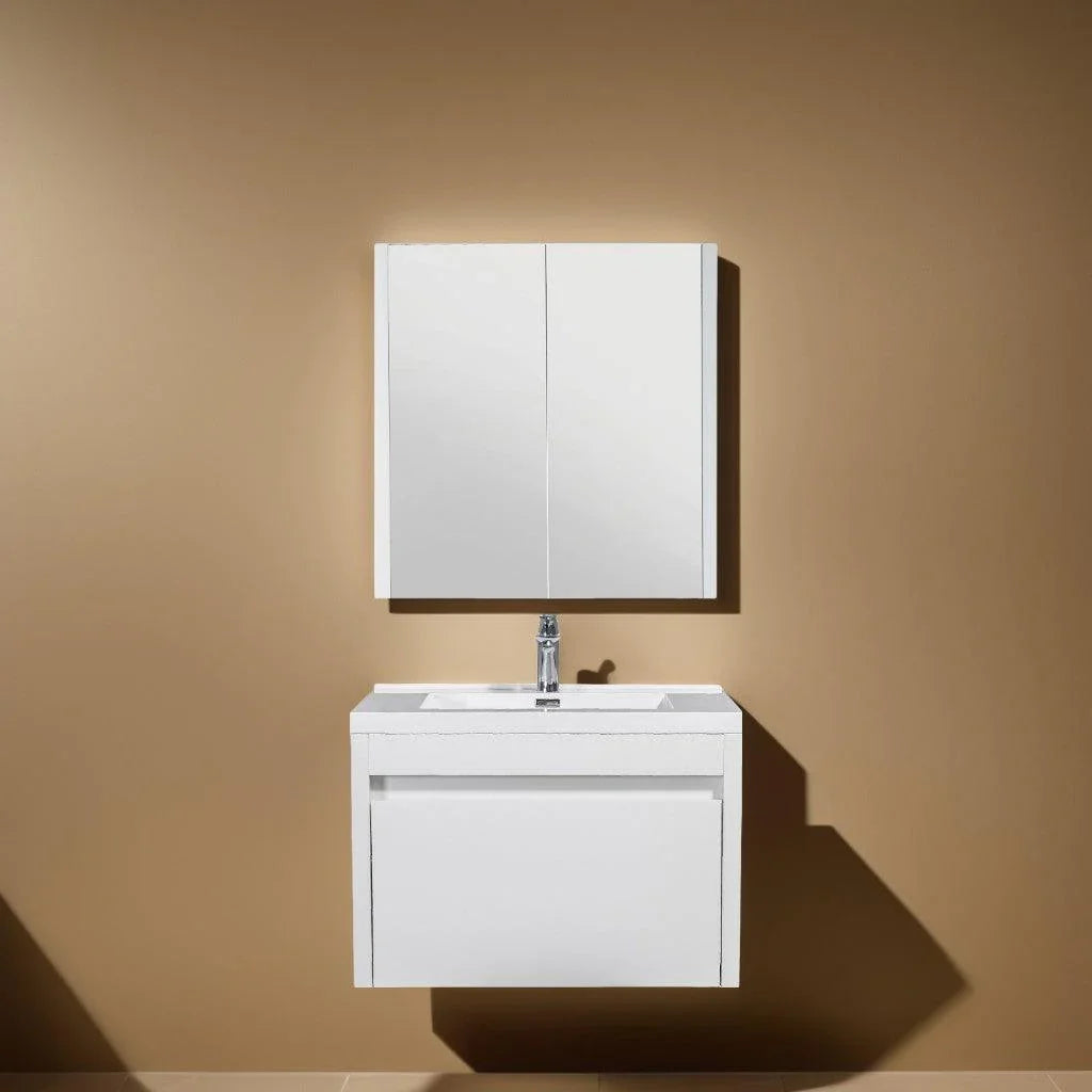 30" Medicine Cabinet - White - Golden Elite Deco