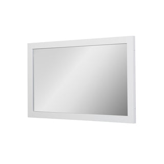 Miroir Rectangulaire de 48po avec Cadre en Blanc