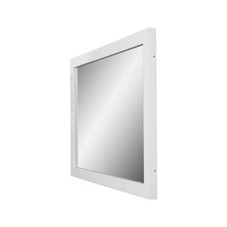 Miroir Rectangulaire de 48po avec Cadre en Blanc