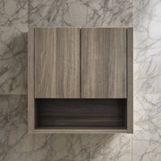 24" Toilet Topper - Maple Grey