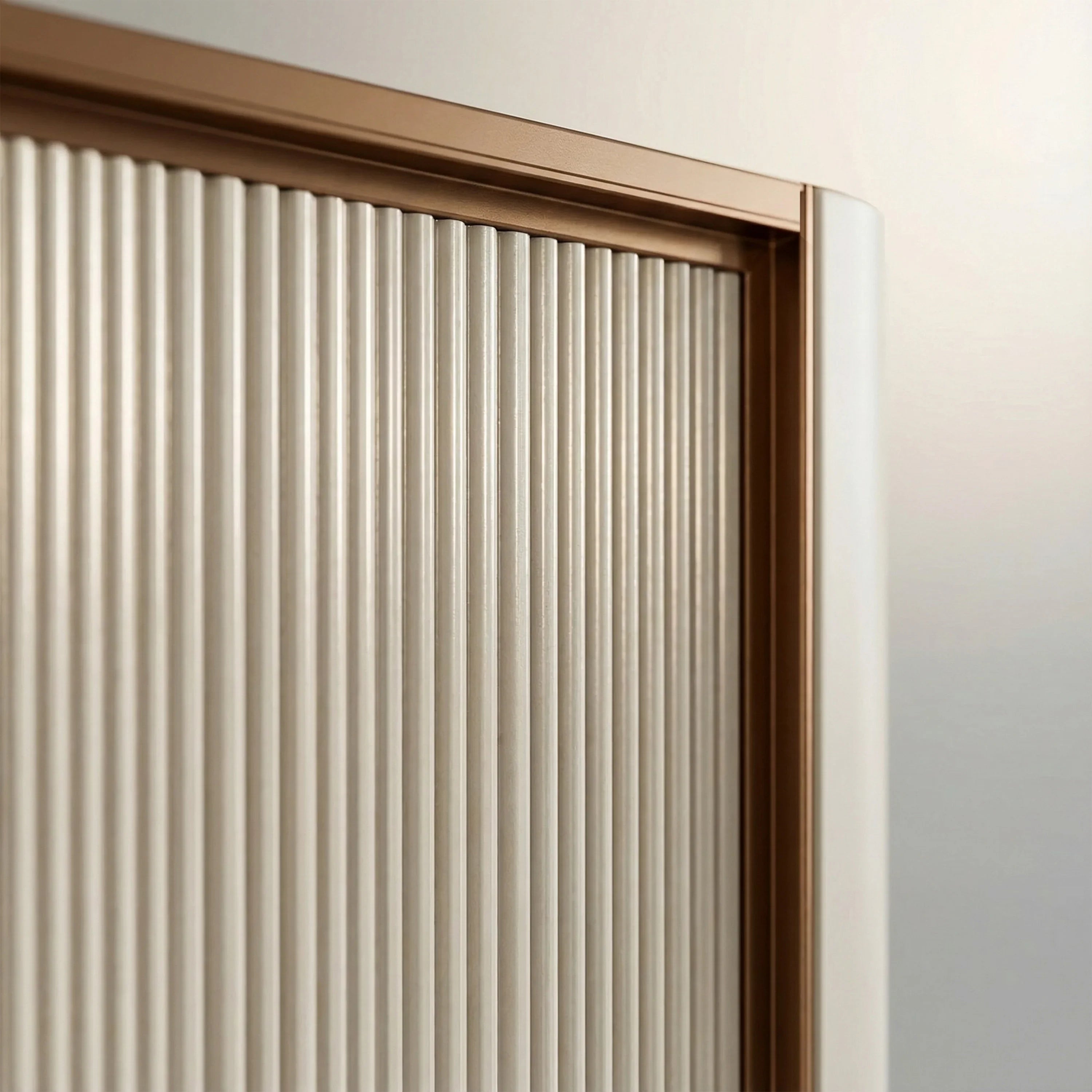 Meuble de rangement mural Kari Latte à 2 portes avec étagères - Rangement de salle de bain