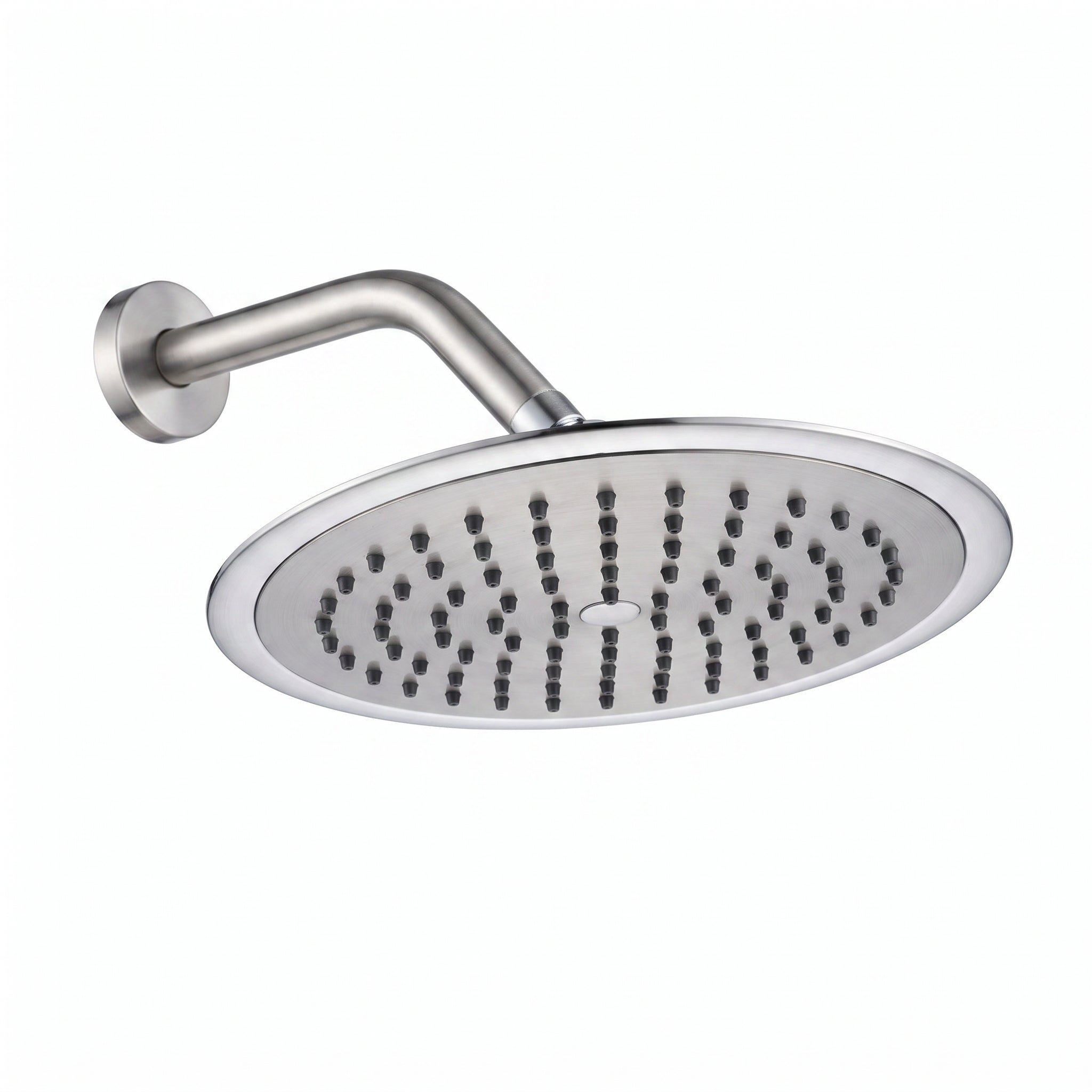 Lido Brushed Nickel 3-Function Bathroom Shower Set with Thermostatic Mixer