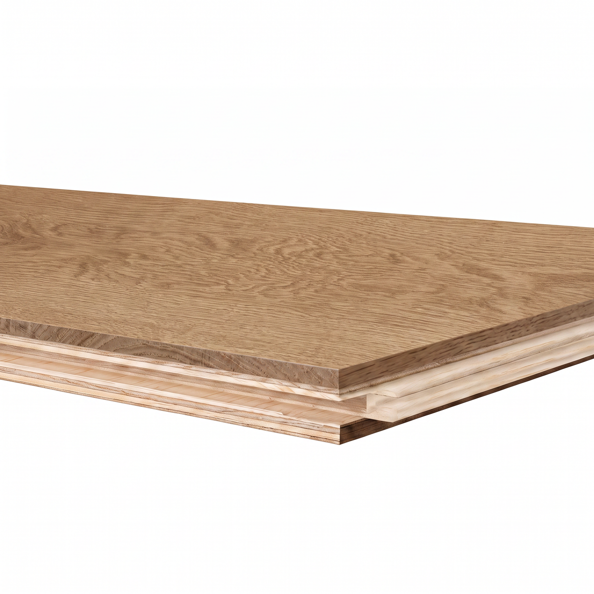 BHF : Plancher de bois franc d'ingénierie en chêne blanc Lake Louise - 7 1/2" x 3/4" - COMMANDE SPÉCIALE