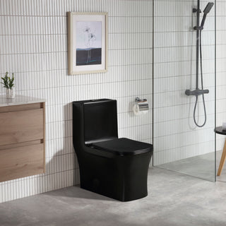 One Piece Toilet - Barcelona - Black