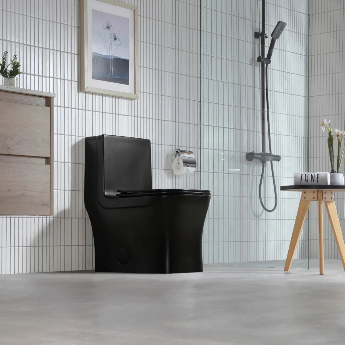 Toilette Monobloc - Barcelona - Noir