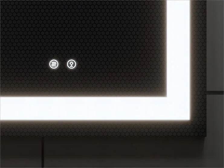 24" LED Mirror : Aura Collection - Golden Elite Deco