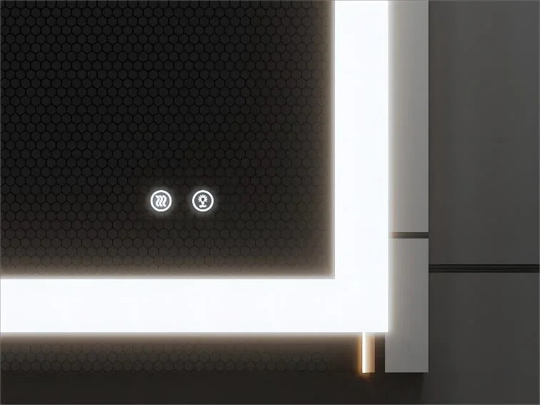 36" LED Mirror : Aura Collection - Golden Elite Deco