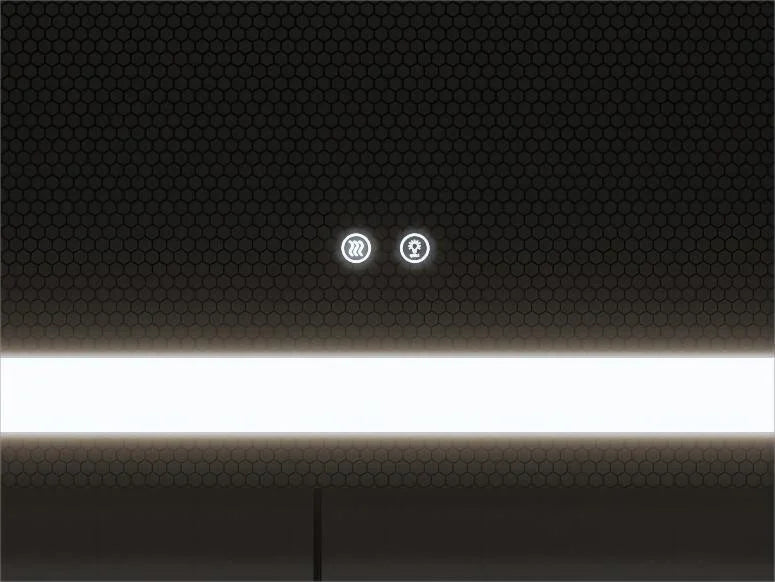 48" LED Mirror : Aura Collection - Golden Elite Deco