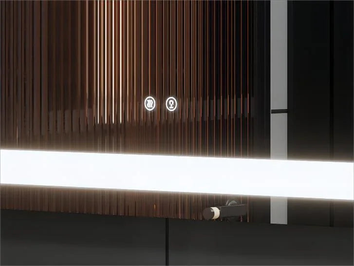 60" LED Mirror : Aura Collection - Golden Elite Deco