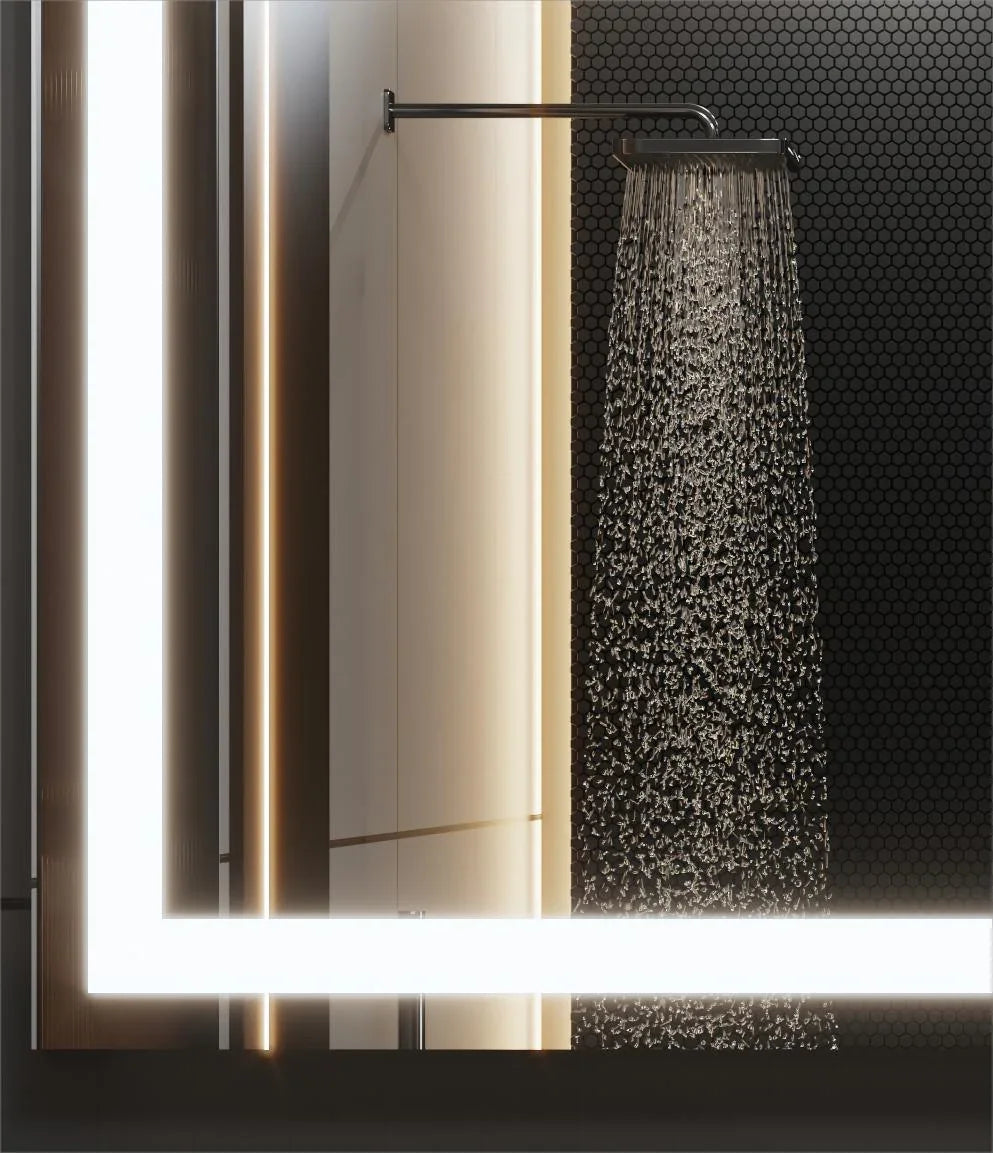 60" LED Mirror : Aura Collection - Golden Elite Deco