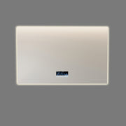 48" x 30" Smart LED Backlit Bathroom Mirror with Bluetooth Speakers & Anti-Fog
