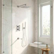 Ensemble de Douche Malaga Chrome 3 Fonctions avec Pomme de Pluie