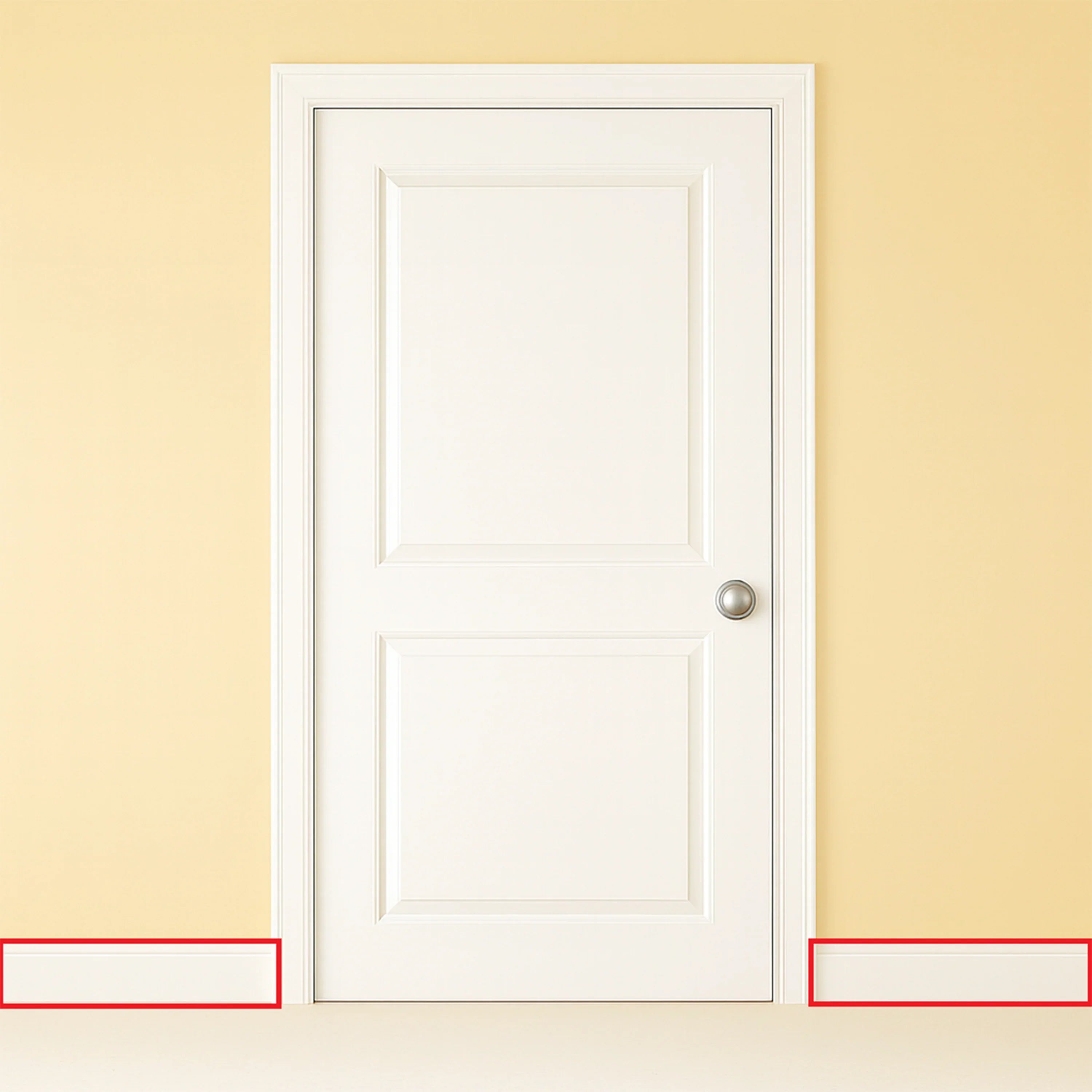 MDF Pre-Primed Baseboard (5/8” x 5-1/2” x 12’)