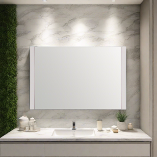 Miroir Melrose 48po - Blanc