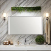 Miroir Melrose 57po avec cadre blanc