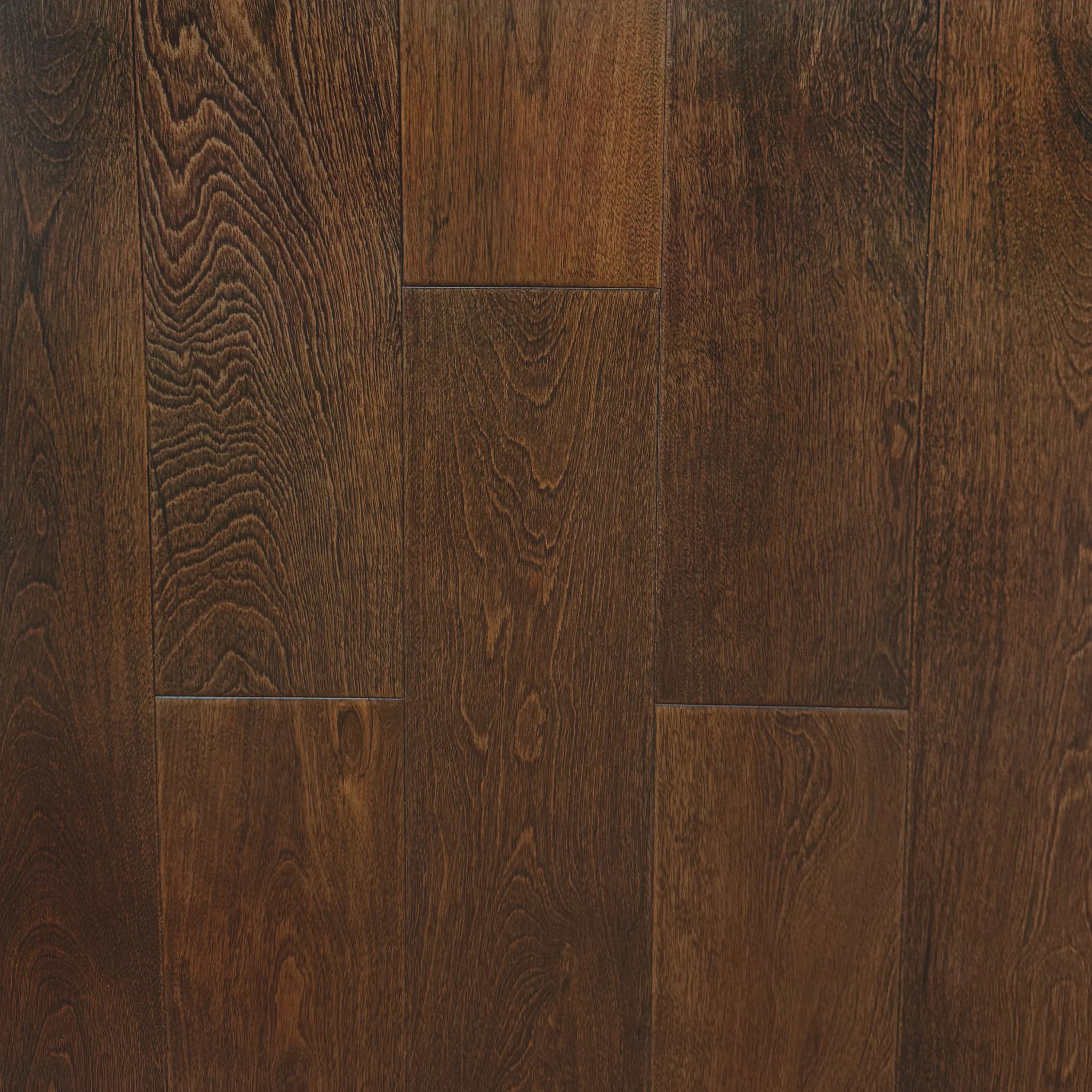 Coffee Bean Honey Maple Solid Hardwood Flooring - 4 3/4" x 3/4"