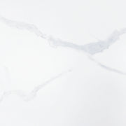 24" x 24" Fuji Matte Porcelain Tile - White Marble Look