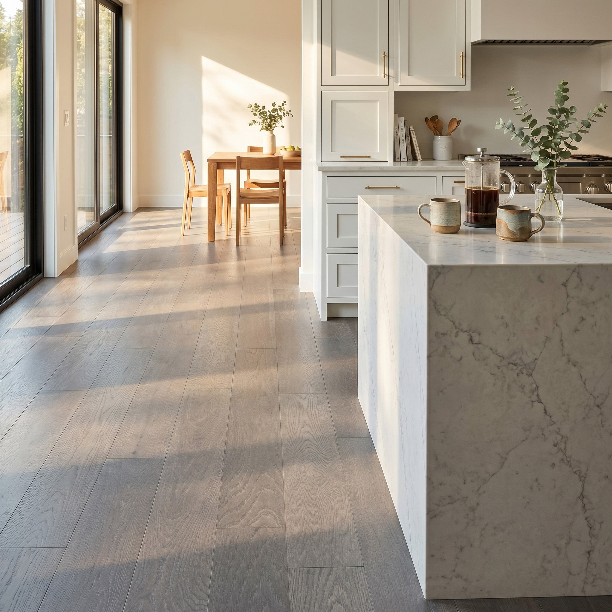 Silvercrest White Oak Engineered Hardwood Flooring - 6.25" | Click