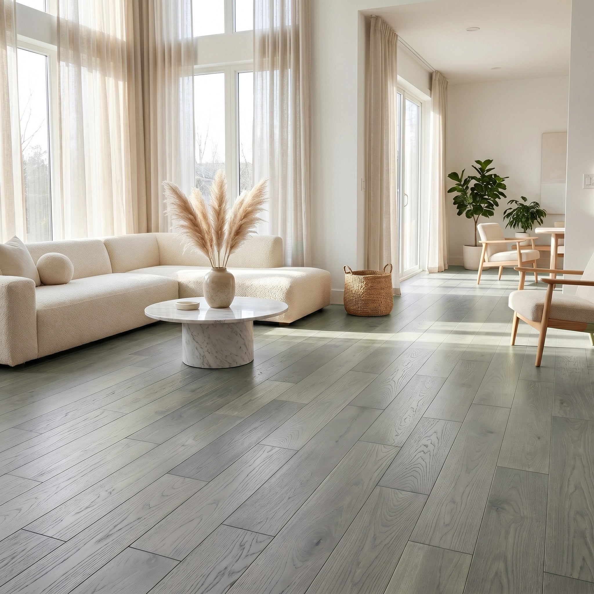 Silvercrest White Oak Engineered Hardwood Flooring - 6.25" | Click