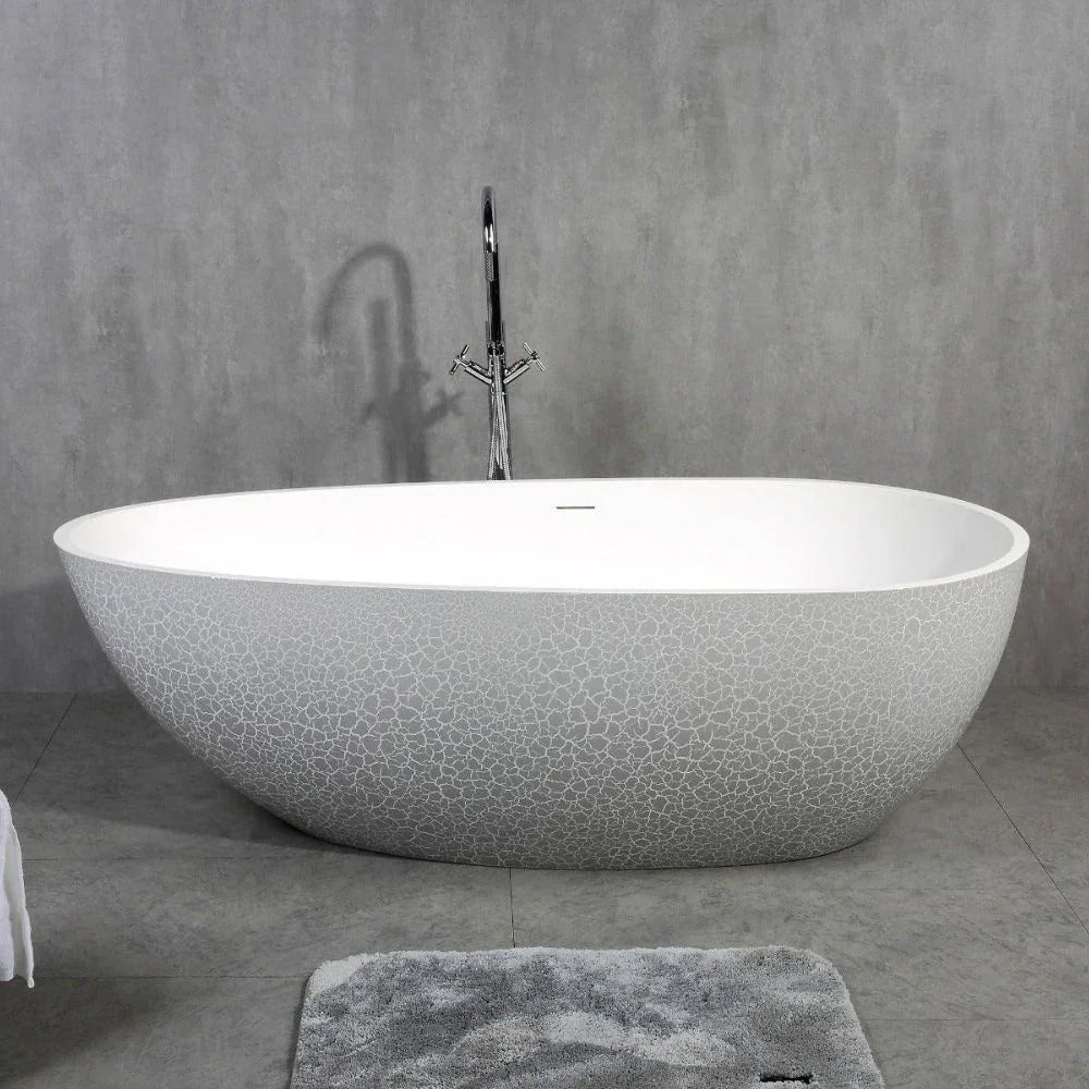 67" Bathtub Oceania - Stone