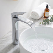 Robinet de Lavabo de Salle de Bains à 1 Poignée Palma en Chromé