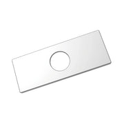 Stainless Steel Faucet Desk Plate  - Chrome