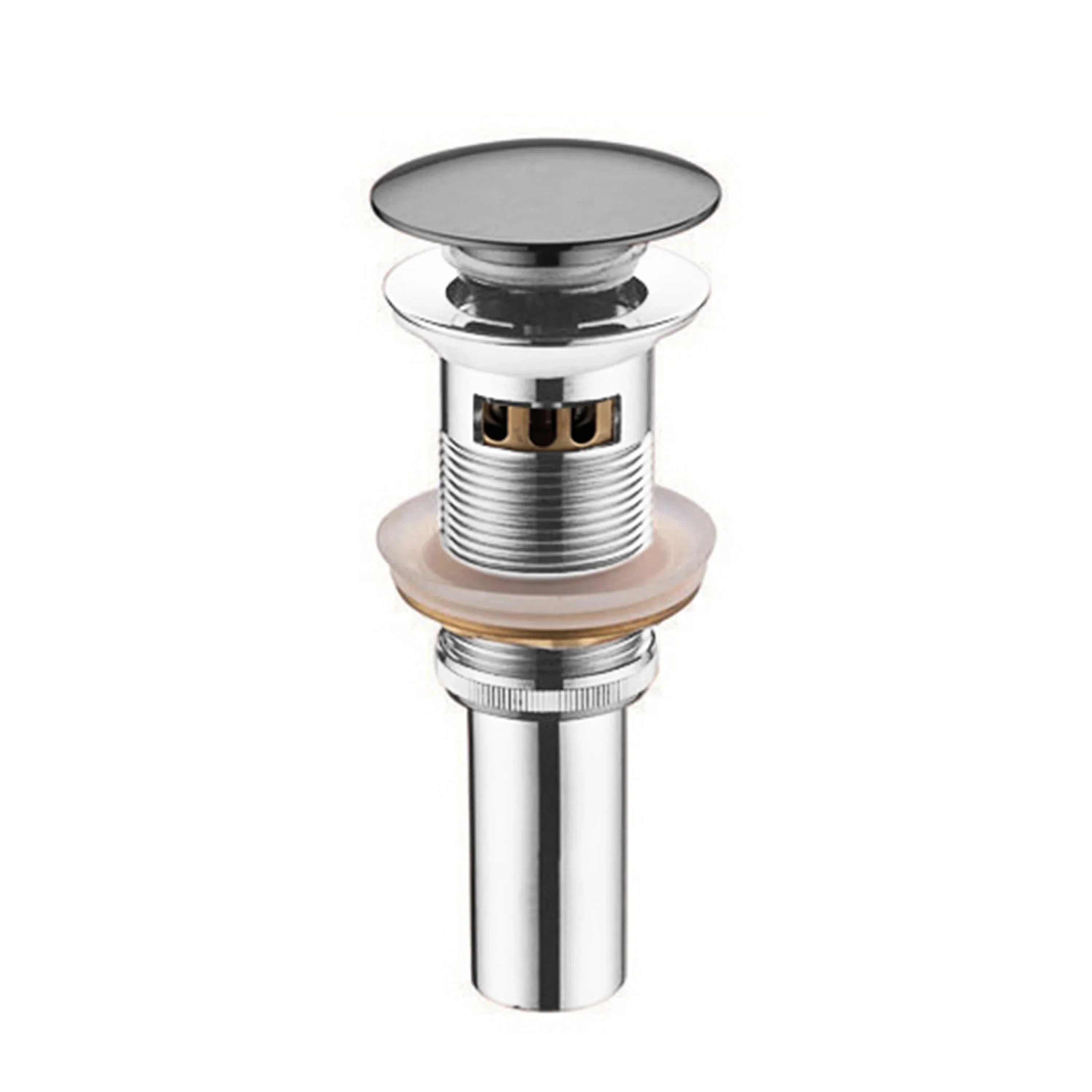 40" Hazelnut Wall Hung Vanity with Taupe Nano Solid Surface Integrated Countertop with Pop-up