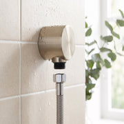 Shower Elbow Brushed Nickel - Round