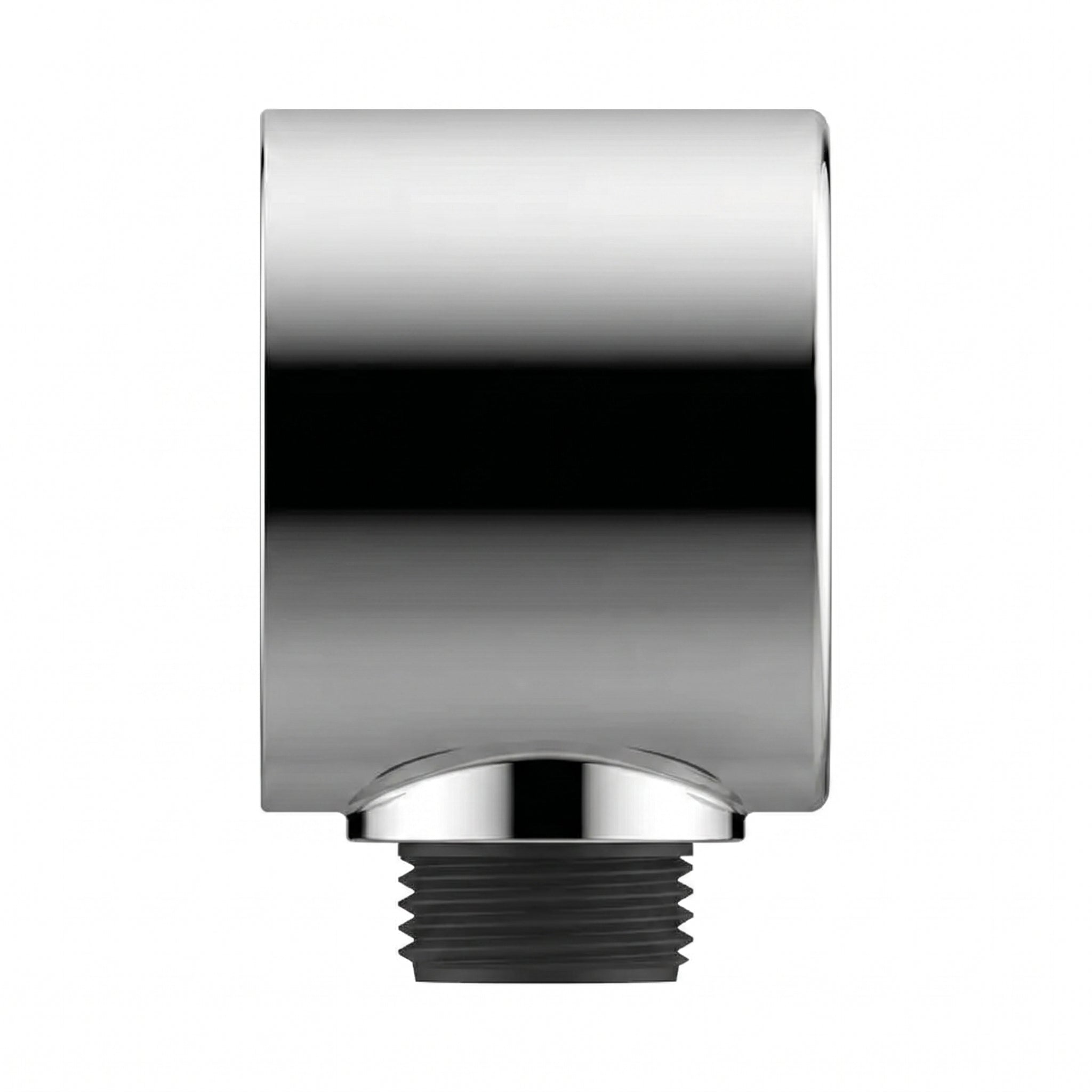 Coude de douche en chrome - rond