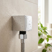 Shower Elbow Chrome - Square