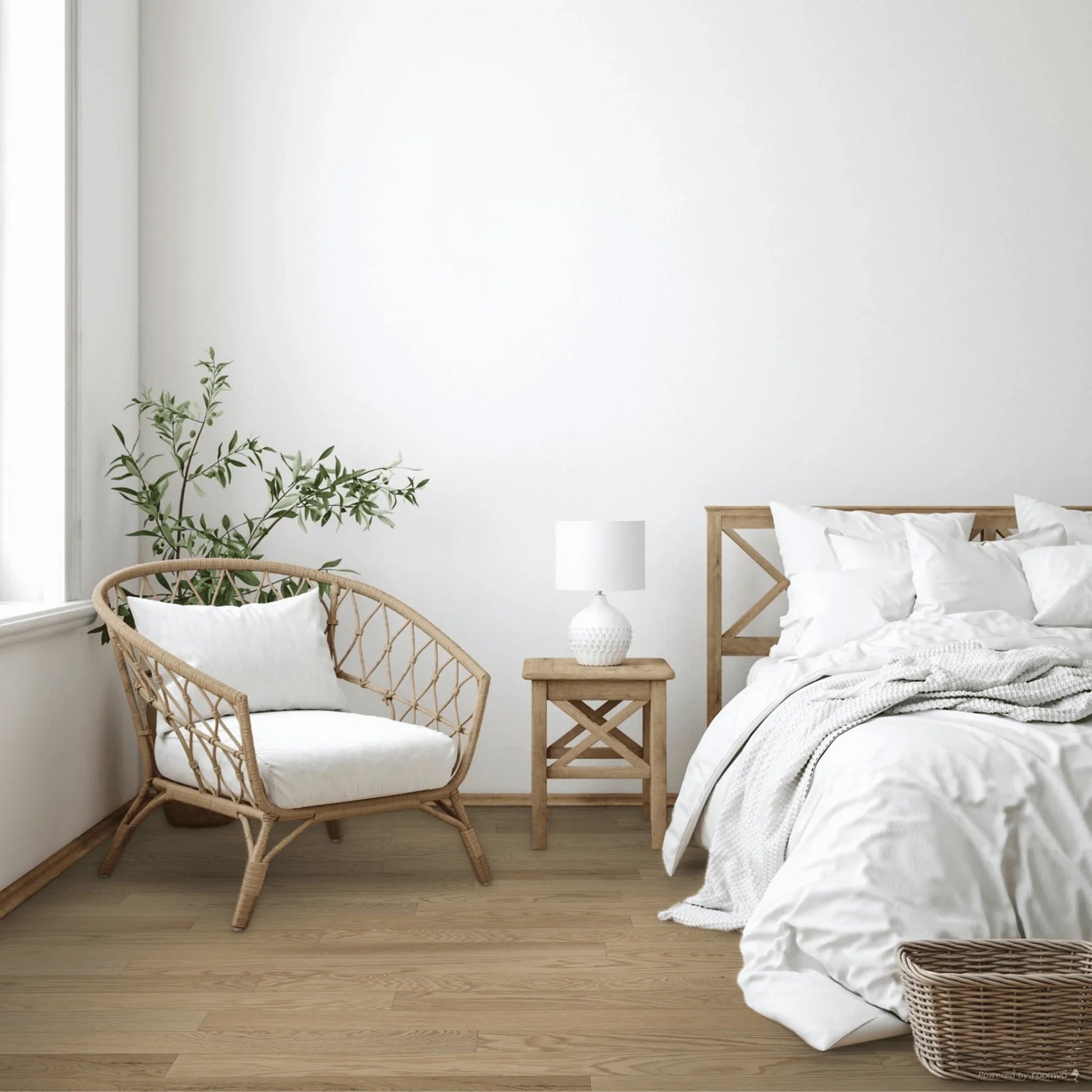 Red Oak Solid Hardwood Flooring - Berlin - 4 1/4" Nuance Ultra-Matte 10% Smooth - Golden Elite Deco