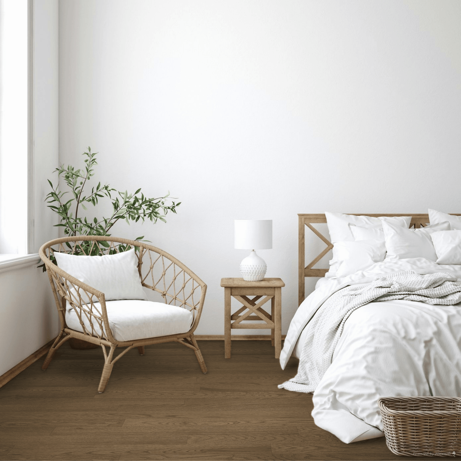 Red Oak Solid Hardwood Flooring - Calvi - 4 1/4" Nuance Ultra-Matte 10% Smooth - Golden Elite Deco