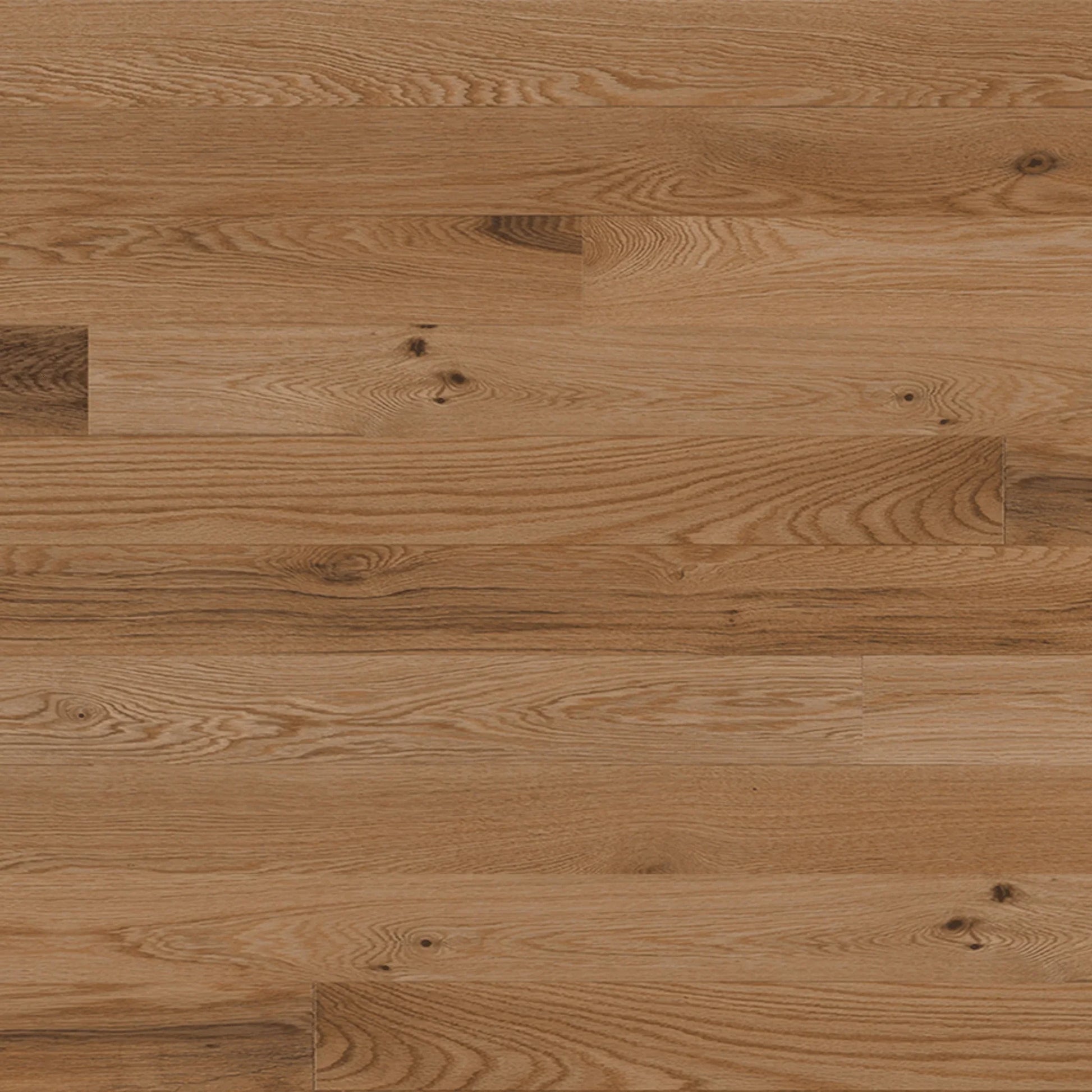 Red Oak Engineered Hardwood Flooring - Raphia - 5 3/16" Nuance Matte 20% Smooth - Golden Elite Deco