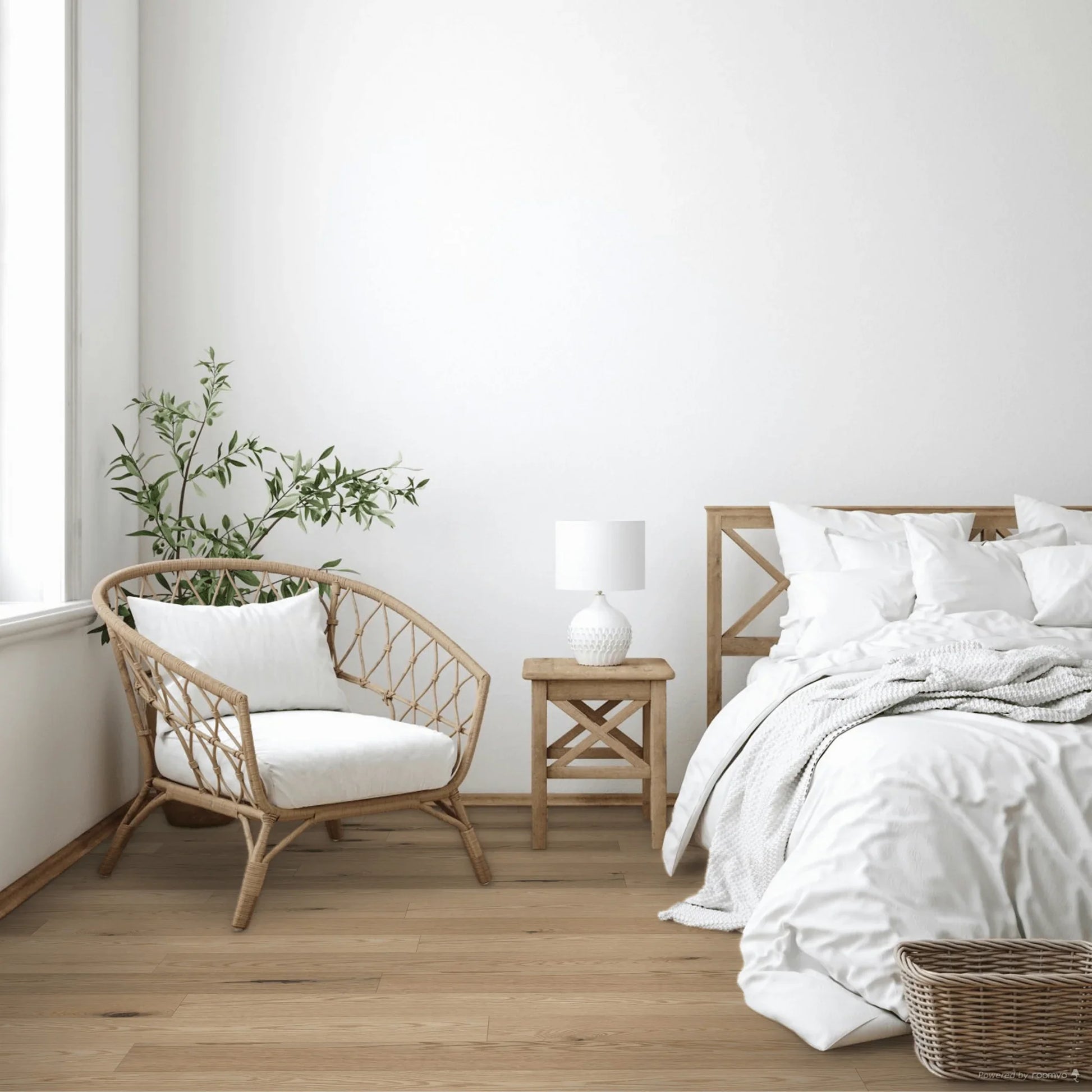 Red Oak Engineered Hardwood Flooring - Oscar - 3 1/8" Character Ultra-Matte 10% Wire brushed - Golden Elite Deco