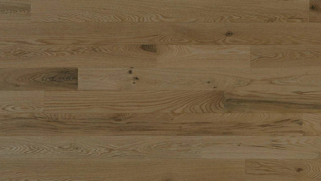 Raphia Red Oak Bistro Solid Hardwood Flooring - 3 1/4" x 3/4"
