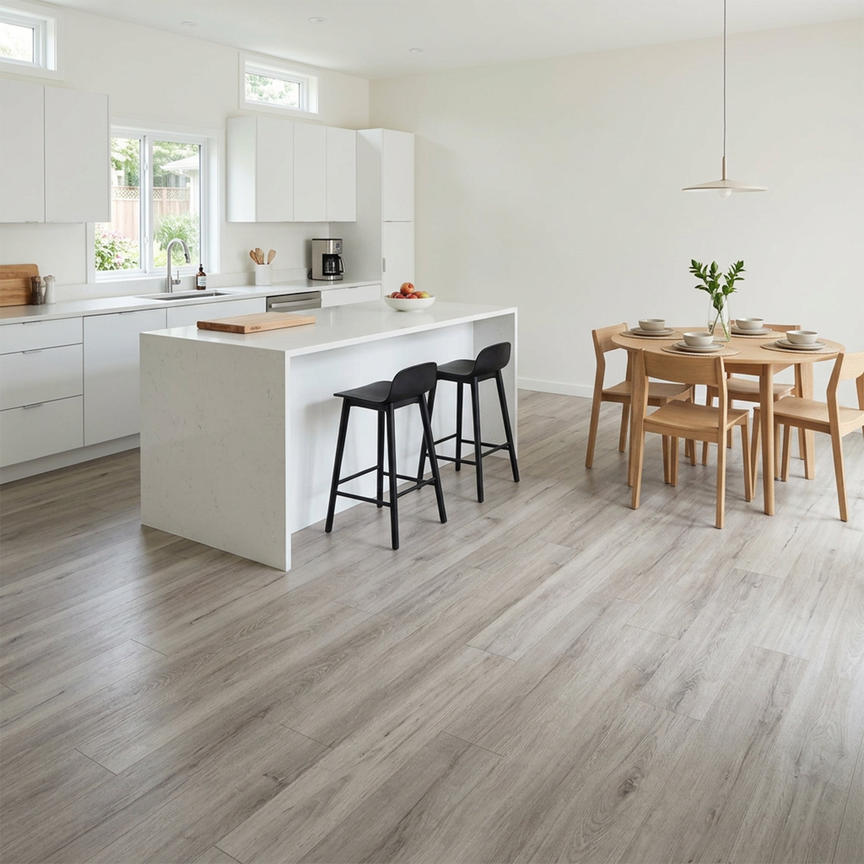 SPC Vinyl Click Flooring with Underpad - San Francisco - 7" x 54"