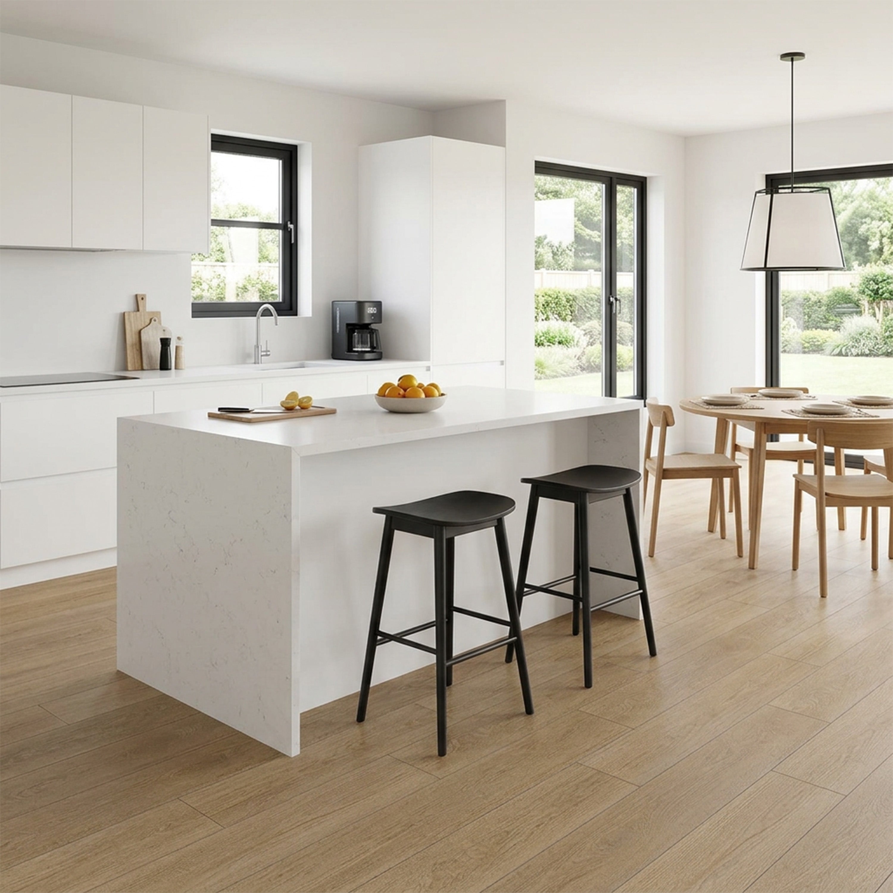 Plancher Clic SPC Surrey de 6 mm avec Sous-couche | 7 po x 54 po