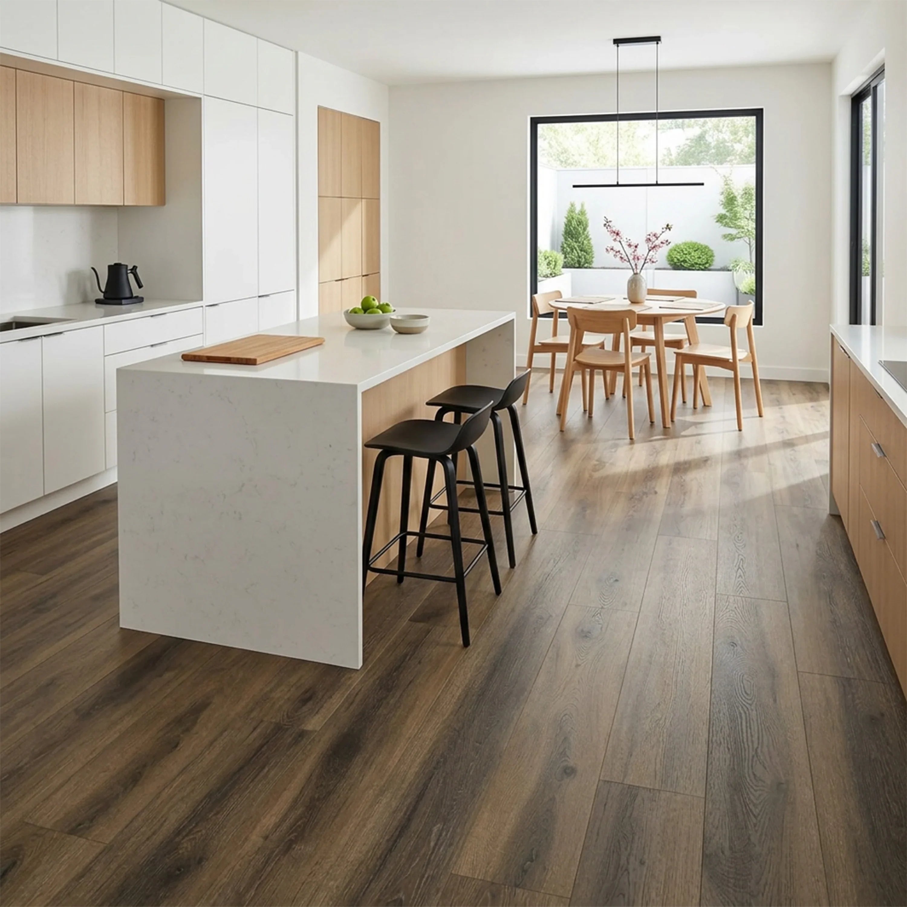 Brussels 6mm SPC Click Plank Flooring with Underpad | 7" x 54"