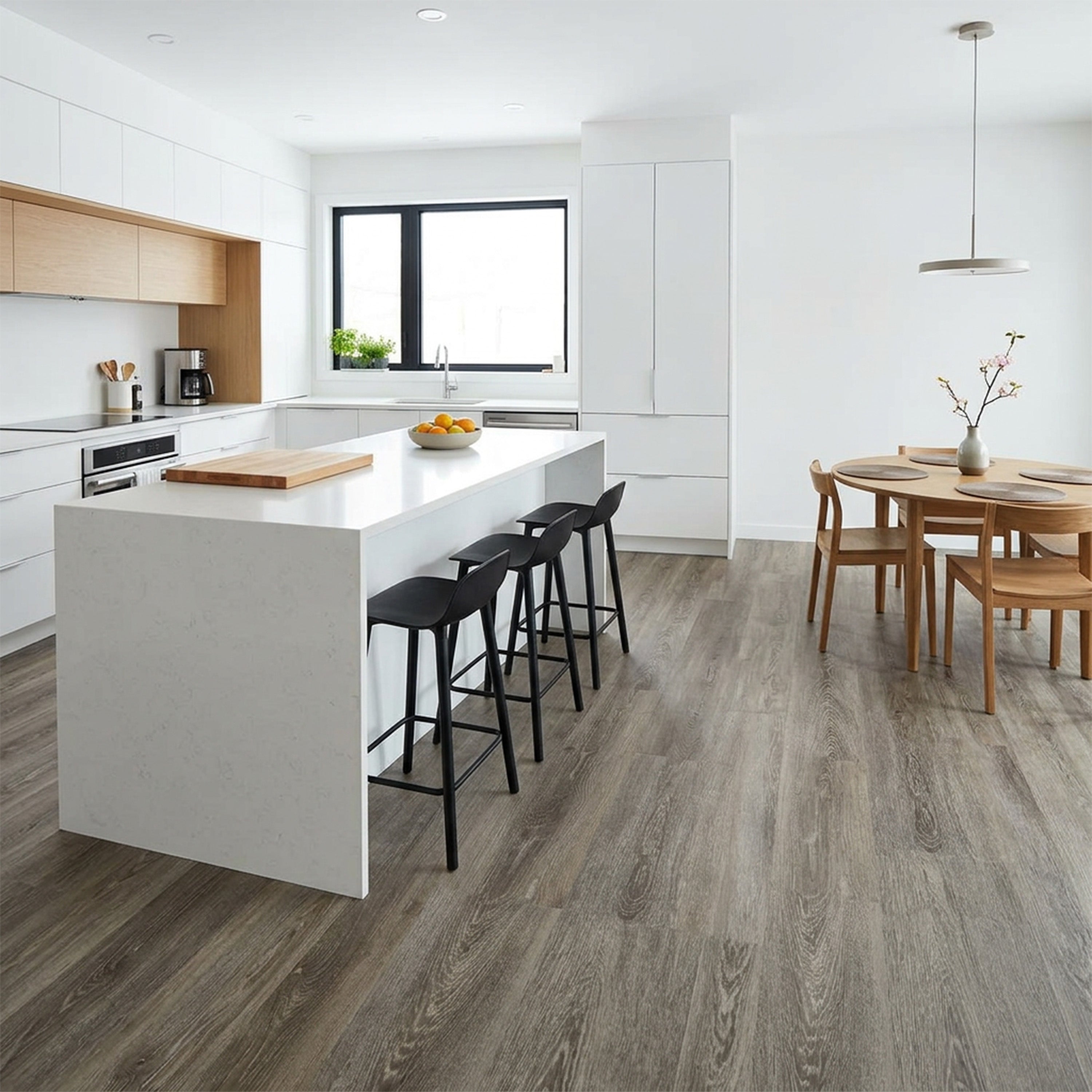 Plancher Clic SPC Avalon de 6 mm avec Sous-couche | 7 x 54po