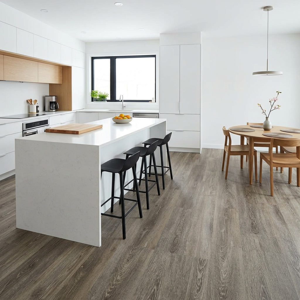 Plancher Clic SPC Avalon de 6 mm avec Sous-couche | 7 x 54po
