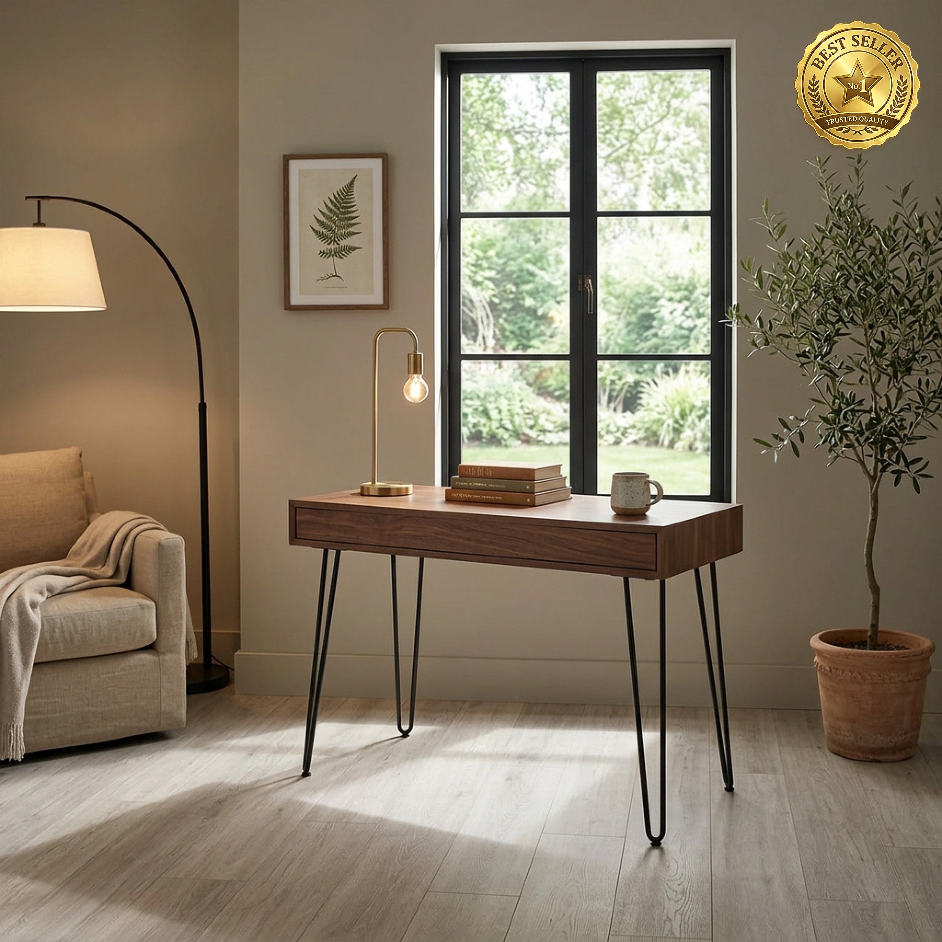 Revêtement de sol vinyle SPC clipsable Bergamo 6,5 mm avec sous-couche | 22,9 cm x 152,4 cm