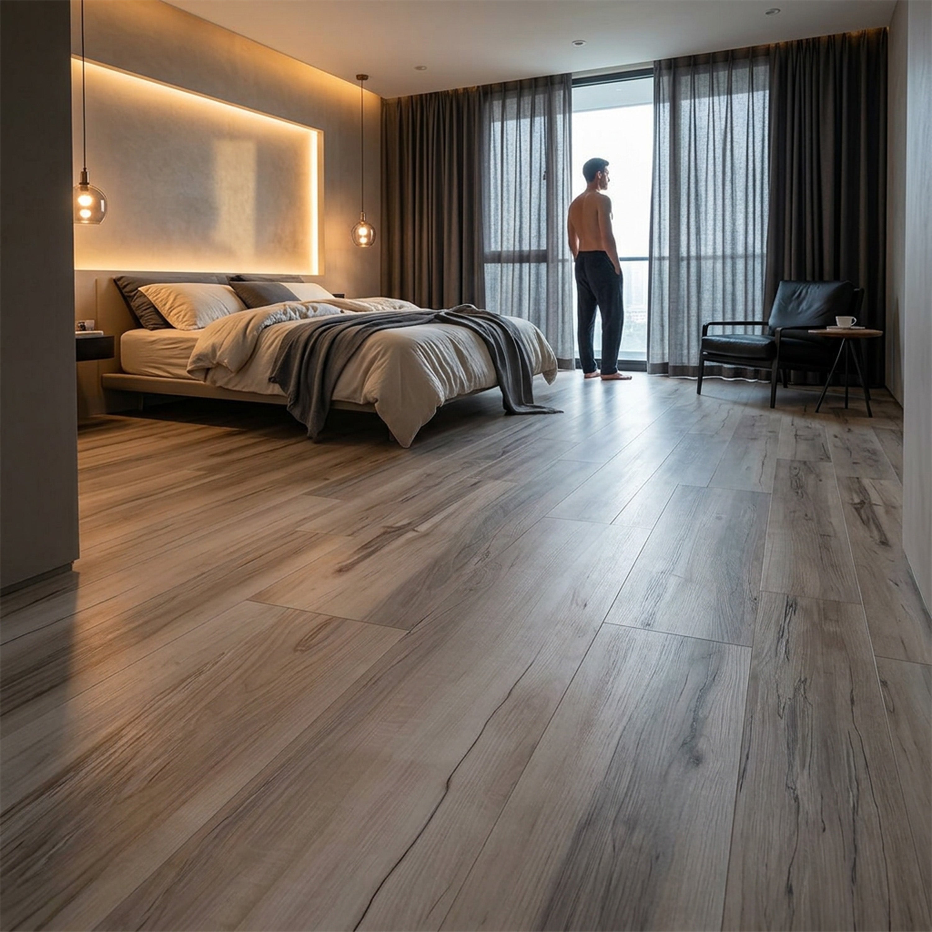 Orchard Park 6mm SPC Click Plank Flooring with Underpad | 7" x 48"